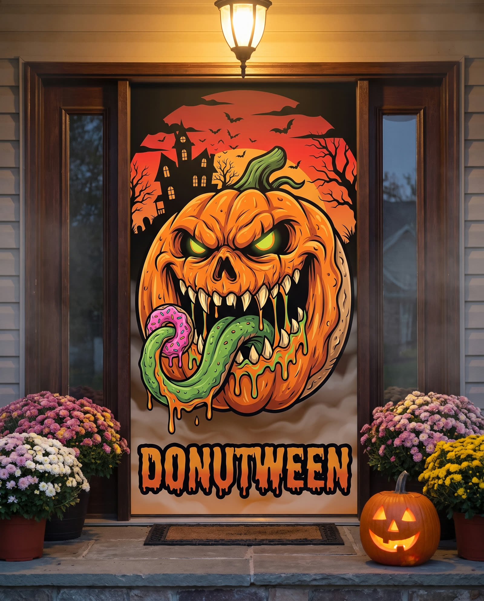 Door poster mockup