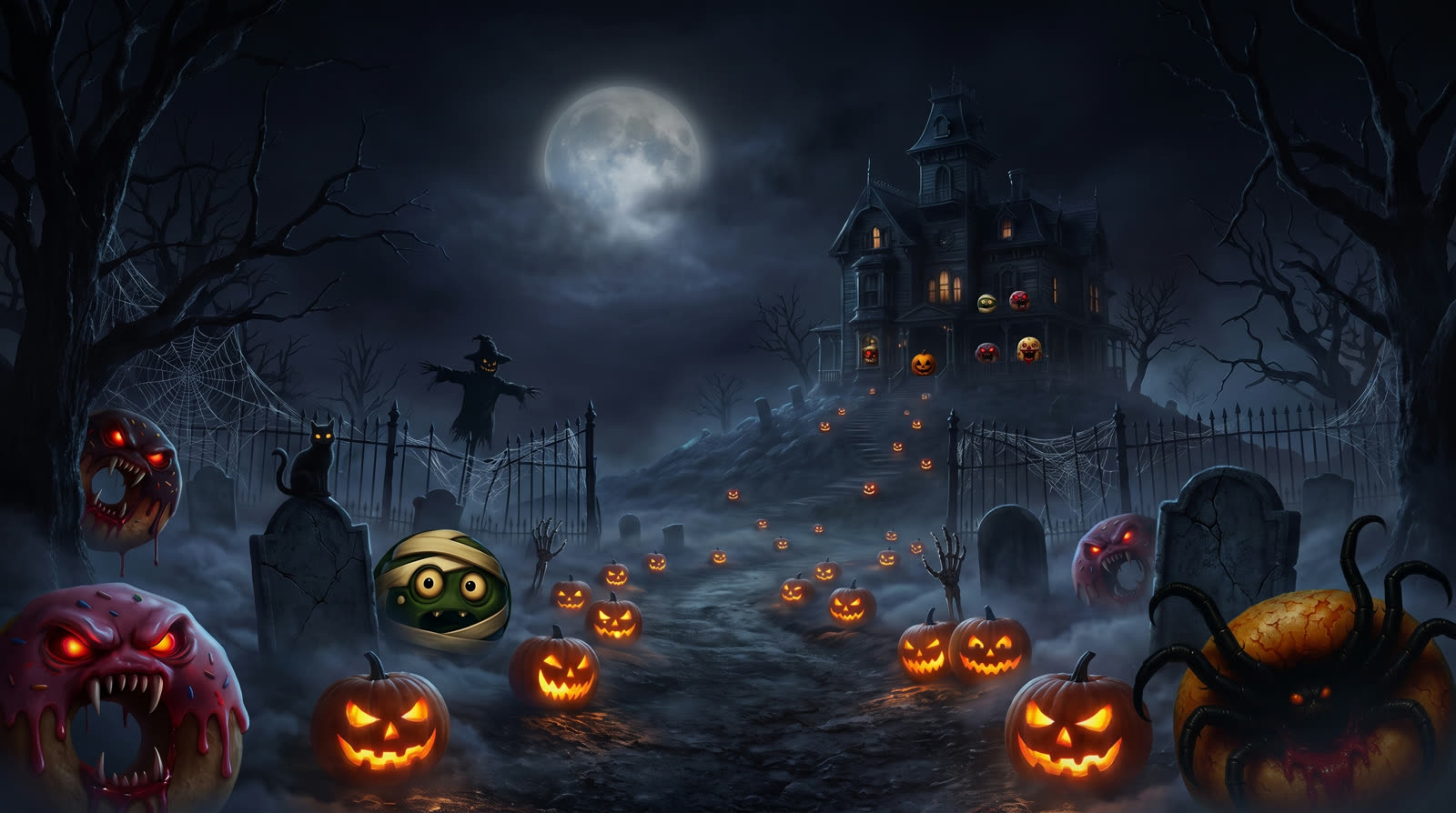 Home page scene (desktop)