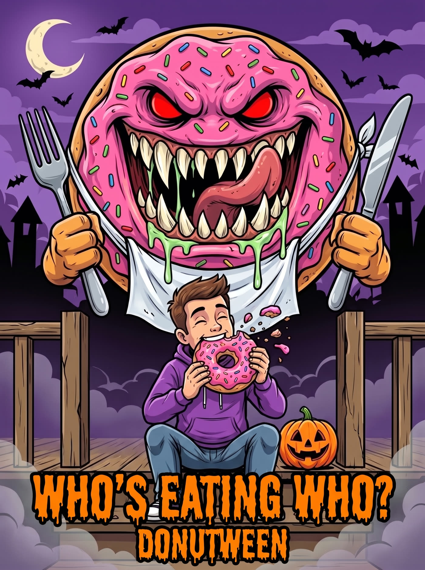 Who is eating who poster